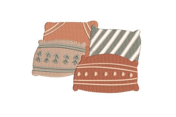 Assorted Boho Christmas Pillows Embroidery Design Review