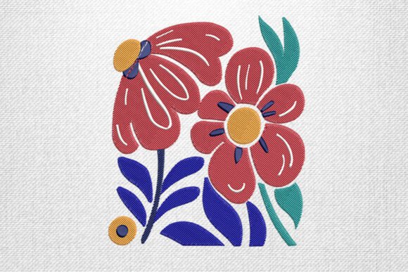 Bold Flower Embroidery Design Set Review