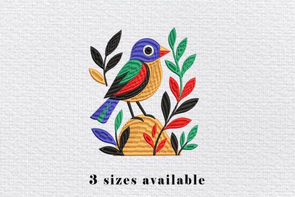 Colorful Bird Embroidery Design File Review