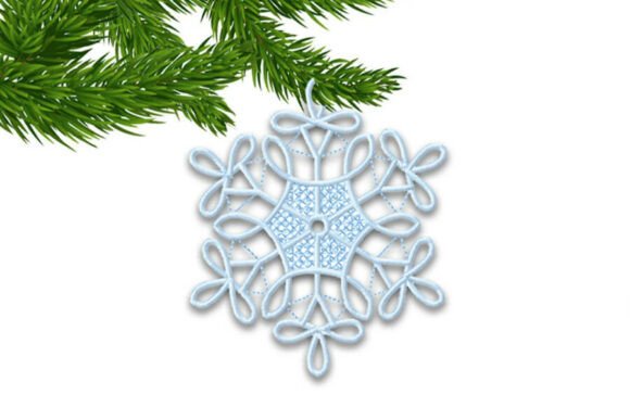 FSL Christmas Snowflake Embroidery Review