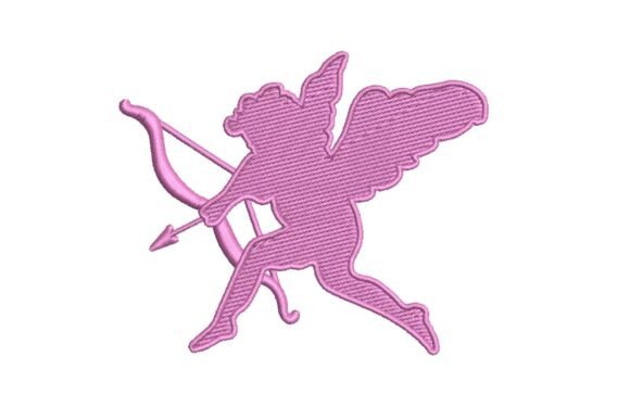 Pink Cupid with Bow and Arrow Embroidery Design Review