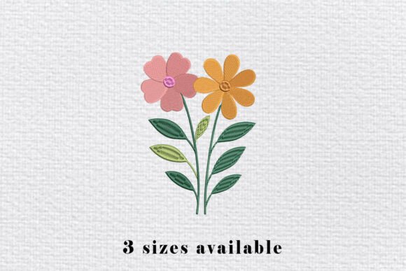 Two Flowers Embroidery Design File Review