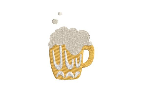Whimsical Frothy Beer Mug Embroidery Design Review